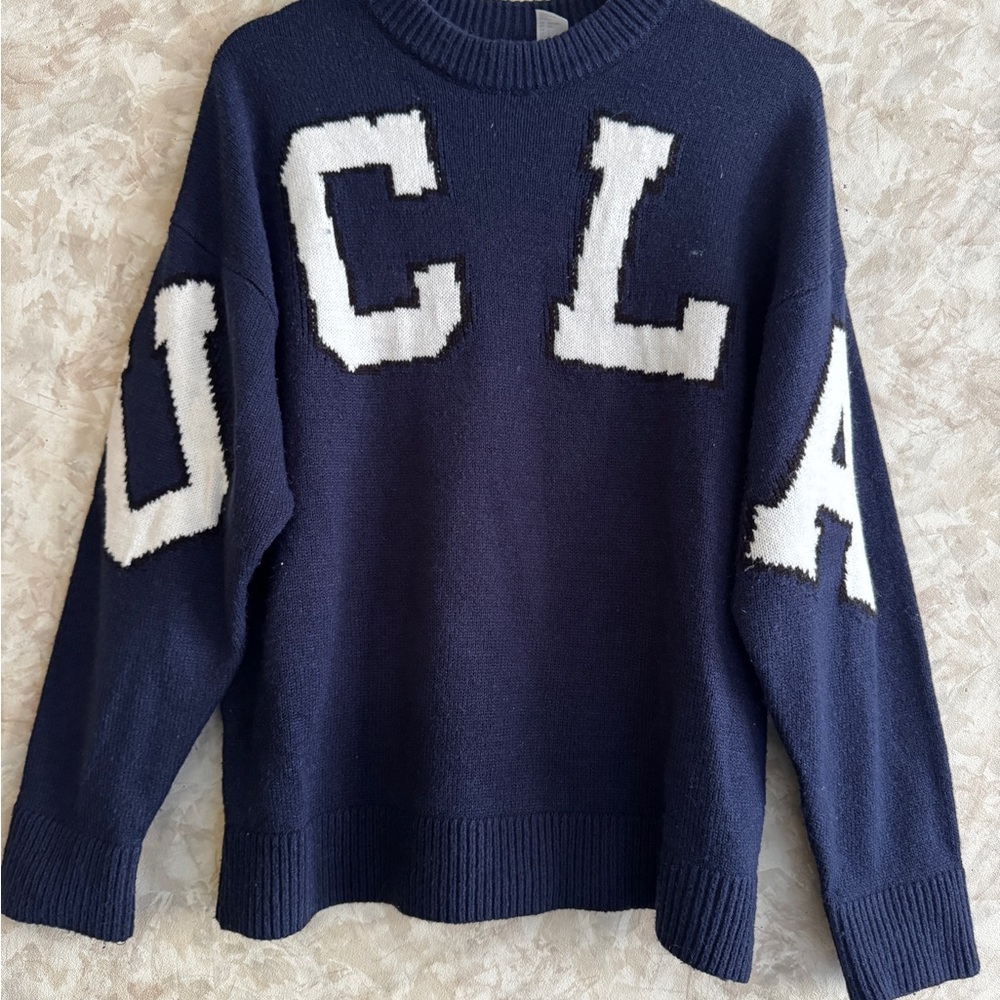 H&M Navy Blue UCLA Sweater